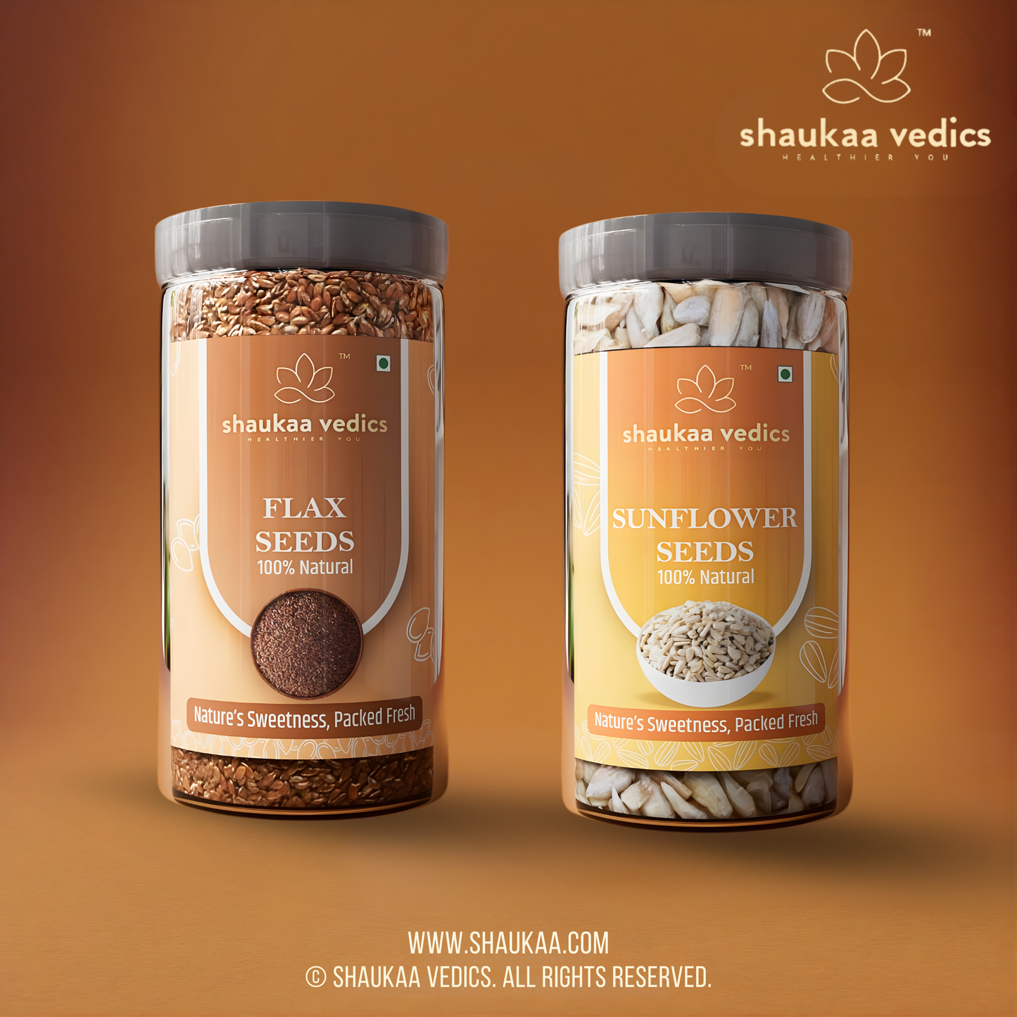 Sunflower and Flax Seeds