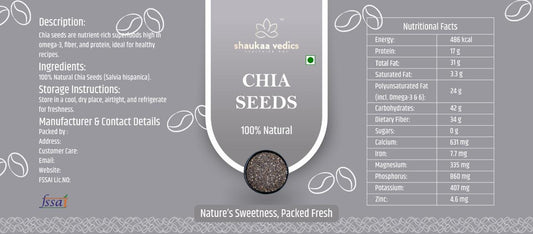 Premium Chia Seeds – 100% Natural & Nutrient Rich